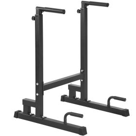 Dip Bar, 500 lbs Capacity, Heave Duty Dip Stand Station with Adjustable Height, Fitness Workout Dip Bar Station Stabilizer Parallette Push Up Sta