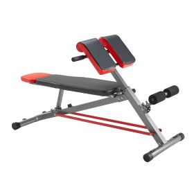 Multi-Functional Weight Bench for Full Body Workout, Roman Chair Hyperextension Bench