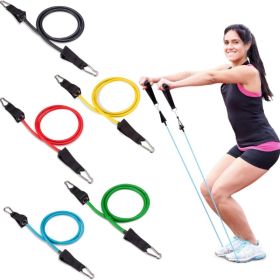 Resistance Tube Bands 12 Piece Set With Instruction Booklet (Option: Bands)